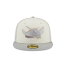 59FIFTY クーパーズタウン Anniversary タンパベイ・レイズ グレー グレーアンダーバイザー - 13542628-700 | NEW ERA ニューエラ公式オンラインストア