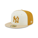 59FIFTY クーパーズタウン Anniversary ニューヨーク・ヤンキース ブラウン グレーアンダーバイザー - 13542630-700 | NEW ERA ニューエラ公式オンラインストア