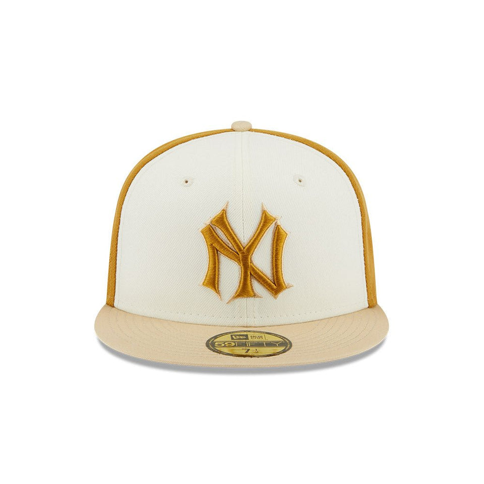 59FIFTY クーパーズタウン Anniversary ニューヨーク・ヤンキース ブラウン グレーアンダーバイザー - 13542630-700 | NEW ERA ニューエラ公式オンラインストア