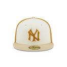 59FIFTY クーパーズタウン Anniversary ニューヨーク・ヤンキース ブラウン グレーアンダーバイザー - 13542630-700 | NEW ERA ニューエラ公式オンラインストア