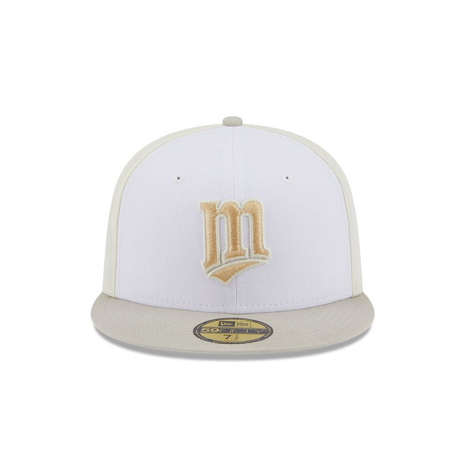 59FIFTY クーパーズタウン Anniversary ミネソタ・ツインズ ベージュ グレーアンダーバイザー - 13542632-700 | NEW ERA ニューエラ公式オンラインストア