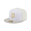 59FIFTY クーパーズタウン Anniversary ミネソタ・ツインズ ベージュ グレーアンダーバイザー - 13542632-700 | NEW ERA ニューエラ公式オンラインストア