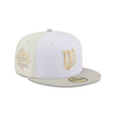 59FIFTY クーパーズタウン Anniversary ミネソタ・ツインズ ベージュ グレーアンダーバイザー - 13542632-700 | NEW ERA ニューエラ公式オンラインストア