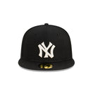 59FIFTY Archive Patch ニューヨーク・ヤンキース クーパーズタウン ブラック グレーアンダーバイザー - 13577661-700 | NEW ERA ニューエラ公式オンラインストア