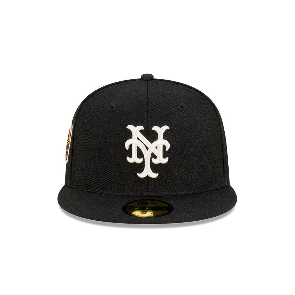 59FIFTY Archive Patch ニューヨーク・メッツ クーパーズタウン ブラック グレーアンダーバイザー - 13577662-700 | NEW ERA ニューエラ公式オンラインストア