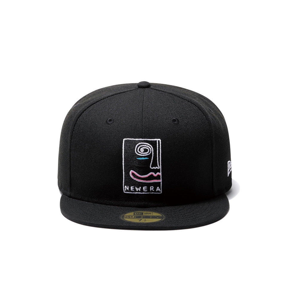59FIFTY baanai × NEW ERA HALF FACE ブラック - 12593580-700 | NEW ERA ニューエラ公式オンラインストア