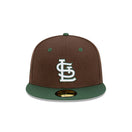 59FIFTY Beef and Broccoli ビーフアンドブロッコリー セントルイス・カージナルス ブラウン グリーンバイザー - 13518102-700 | NEW ERA ニューエラ公式オンラインストア
