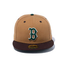 59FIFTY Beef and Broccoli ボストン・レッドソックス ウィート バーントウッドバイザー - 13750725-700 | NEW ERA ニューエラ公式オンラインストア