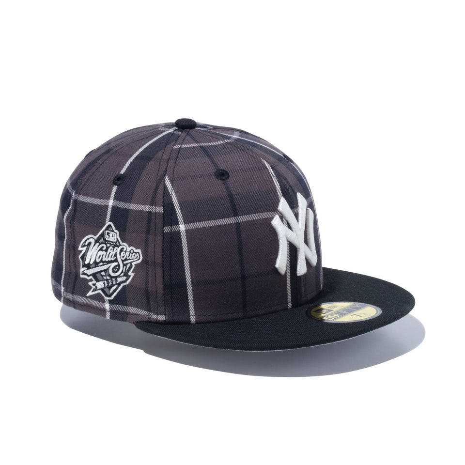 59FIFTY BLACK LABEL FW23 ニューヨーク・ヤンキース マルチチェック ブラック - 13952758-700 | NEW ERA ニューエラ公式オンラインストア