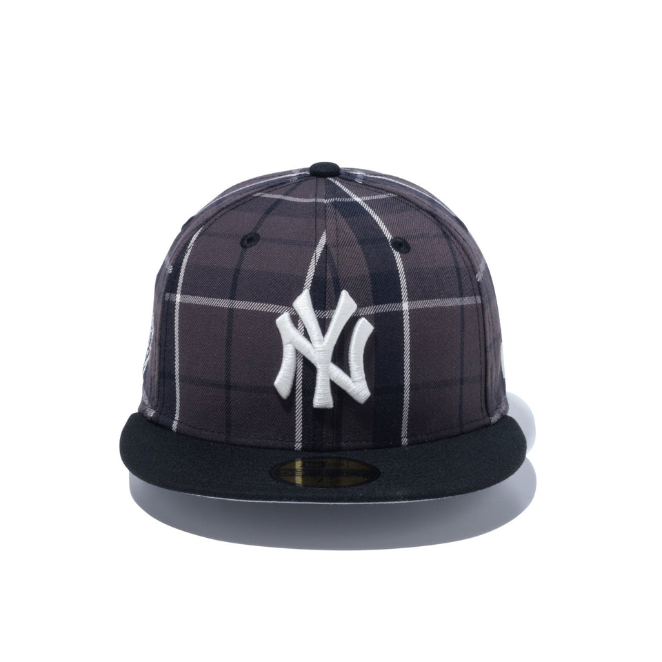 59FIFTY BLACK LABEL FW23 ニューヨーク・ヤンキース マルチチェック ブラック - 13952758-700 | NEW ERA ニューエラ公式オンラインストア