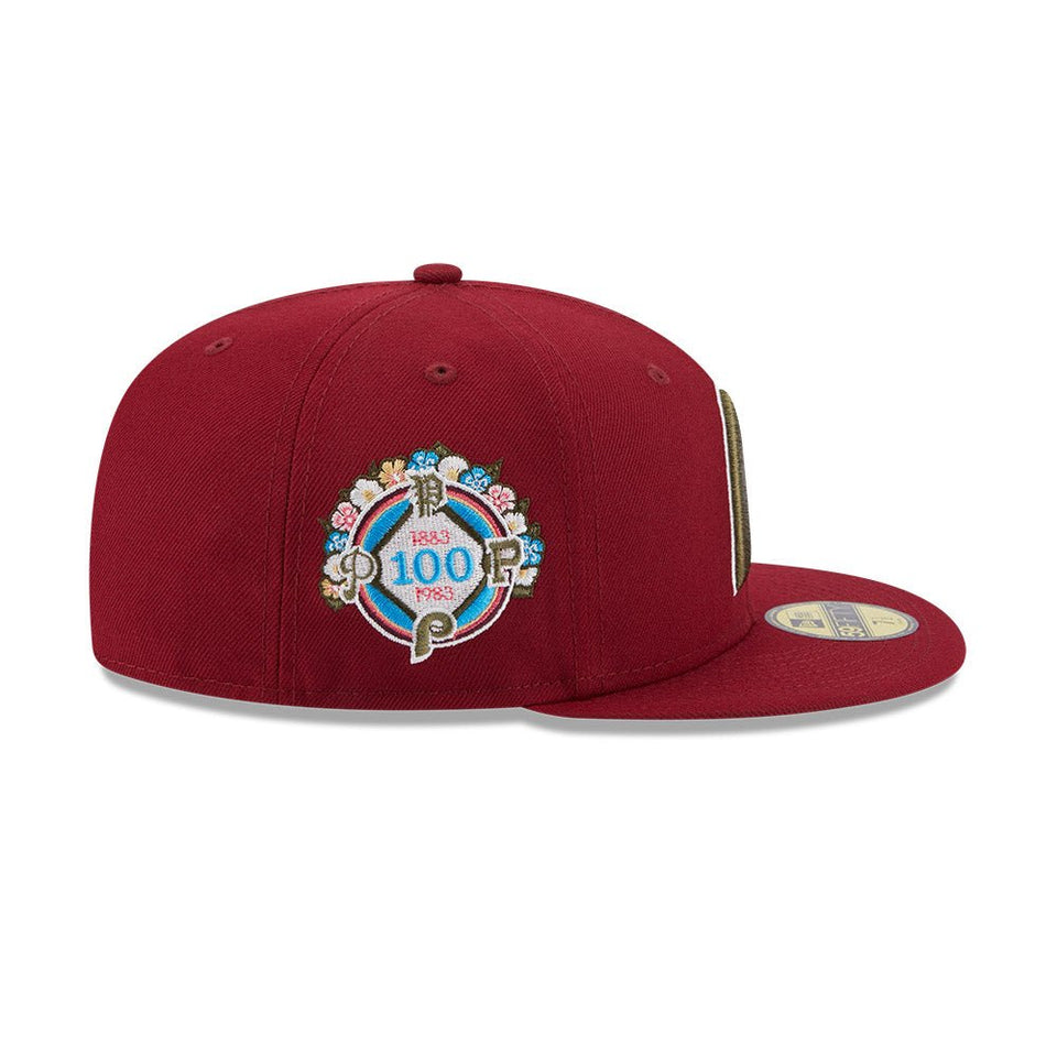 59FIFTY Botanical フィラデルフィア・フィリーズ カーディナル ケリーグリーンアンダーバイザー - 13555065-700 | NEW ERA ニューエラ公式オンラインストア