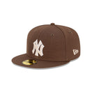 59FIFTY Brown Stone ニューヨーク・ヤンキース ブラウン グレーアンダーバイザー - 13577656-700 | NEW ERA ニューエラ公式オンラインストア