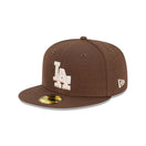 59FIFTY Brown Stone ロサンゼルス・ドジャース ブラウン グレーアンダーバイザー - 13577657-700 | NEW ERA ニューエラ公式オンラインストア