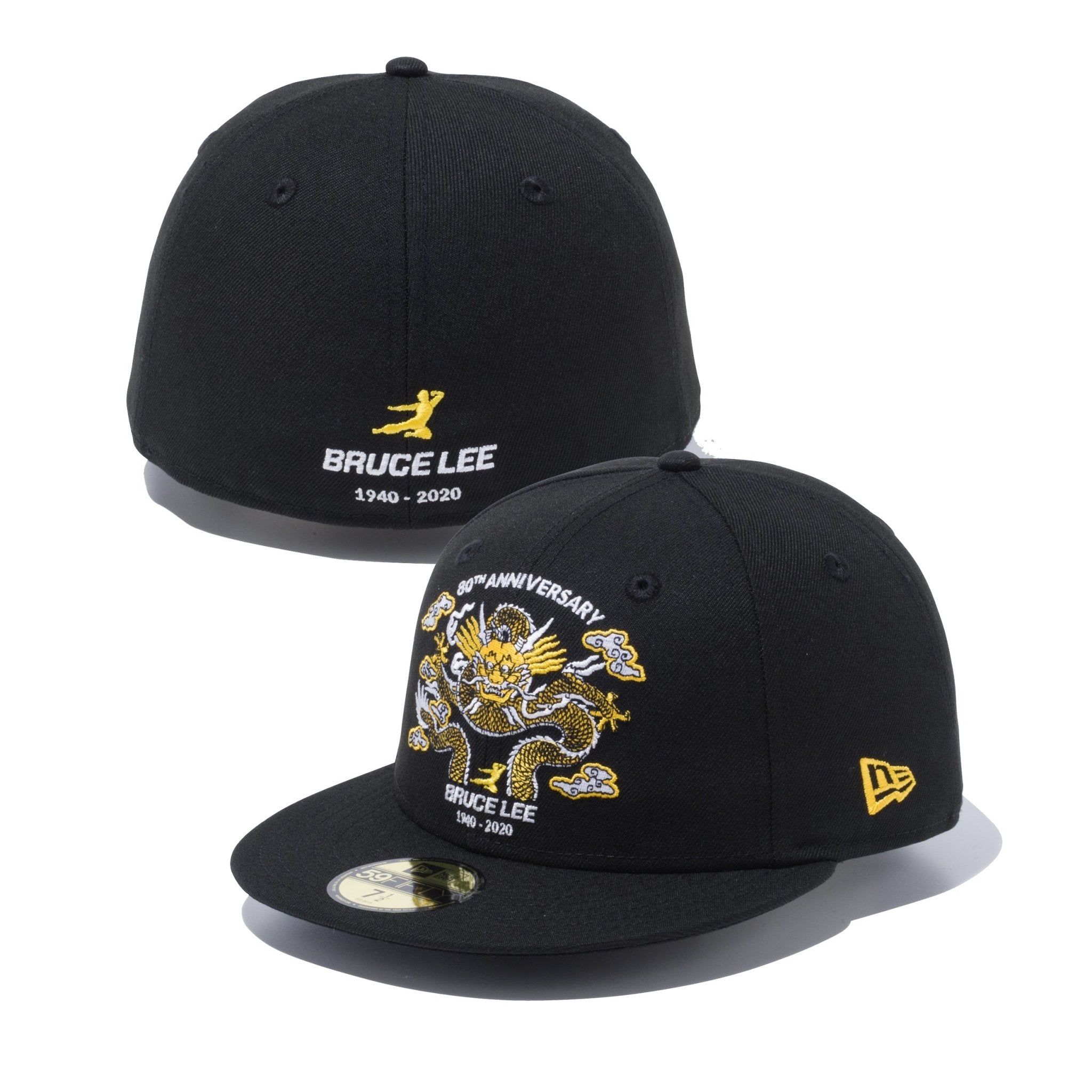 NEW ERA ブルース　リー　バケットハット　ニューエラ 59FIFTY Bruce Lee 生誕80周年 ブルース・リー ドラゴン