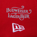 59FIFTY Budweiser バドワイザー ラベルロゴ スカーレット - 13534564-700 | NEW ERA ニューエラ公式オンラインストア