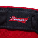 59FIFTY Budweiser バドワイザー ラベルロゴ スカーレット - 13534564-700 | NEW ERA ニューエラ公式オンラインストア