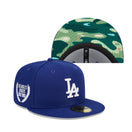 59FIFTY Camo Under Visor ロサンゼルス・ドジャース ブルー カモプリントアンダーバイザー - 13497932-700 | NEW ERA ニューエラ公式オンラインストア