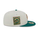 59FIFTY Camp ニューヨーク・メッツ クーパーズタウン クロームホワイト グレーアンダーバイザー - 13743537-700 | NEW ERA ニューエラ公式オンラインストア
