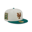 59FIFTY Camp ニューヨーク・メッツ クーパーズタウン クロームホワイト グレーアンダーバイザー - 13743537-700 | NEW ERA ニューエラ公式オンラインストア