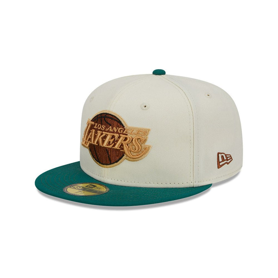 59FIFTY Camp ロサンゼルス・レイカーズ クロームホワイト グレーアンダーバイザー - 13743539-700 | NEW ERA ニューエラ公式オンラインストア