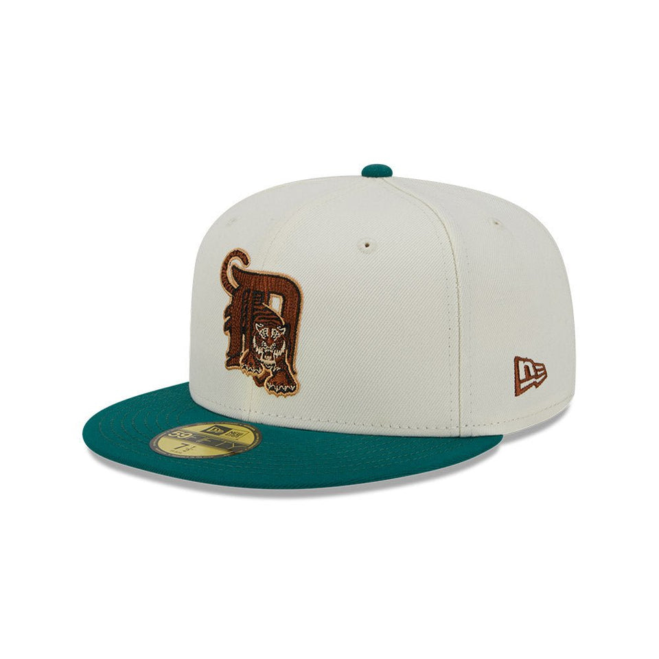 59FIFTY Camp デトロイト・タイガース クーパーズタウン クロームホワイト グレーアンダーバイザー - 13743543-700 | NEW ERA ニューエラ公式オンラインストア