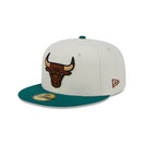 59FIFTY Camp シカゴ・ブルズ クロームホワイト グレーアンダーバイザー - 13743546-700 | NEW ERA ニューエラ公式オンラインストア