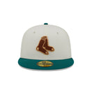 59FIFTY Camp ボストン・レッドソックス クーパーズタウン クロームホワイト グレーアンダーバイザー - 13743549-700 | NEW ERA ニューエラ公式オンラインストア
