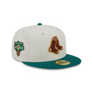 59FIFTY Camp ボストン・レッドソックス クーパーズタウン クロームホワイト グレーアンダーバイザー - 13743549-700 | NEW ERA ニューエラ公式オンラインストア