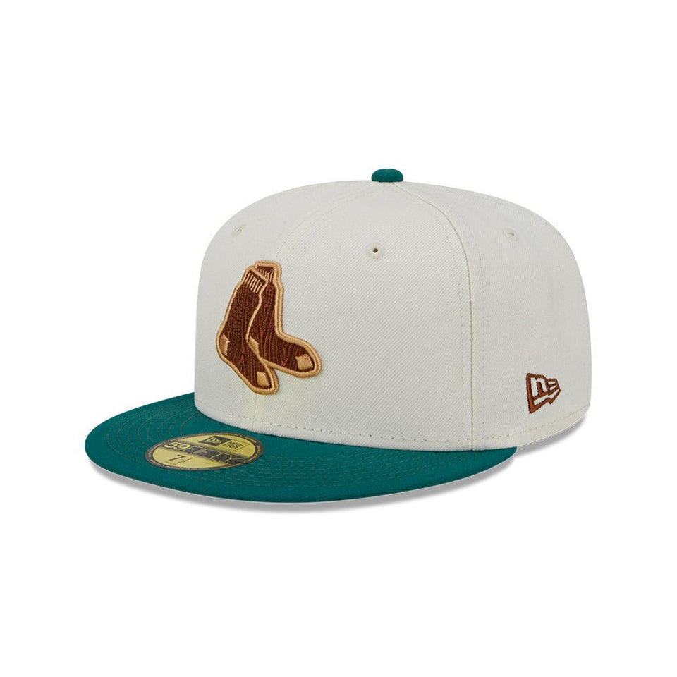 59FIFTY Camp ボストン・レッドソックス クーパーズタウン クロームホワイト グレーアンダーバイザー - 13743549-700 | NEW ERA ニューエラ公式オンラインストア