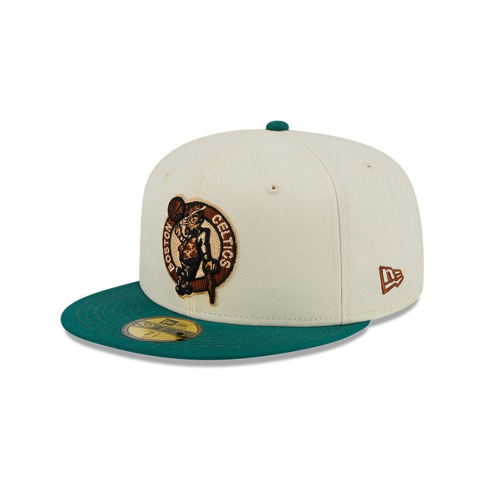 59FIFTY Camp ボストン・セルティックス クロームホワイト グレーアンダーバイザー - 13743550-700 | NEW ERA ニューエラ公式オンラインストア