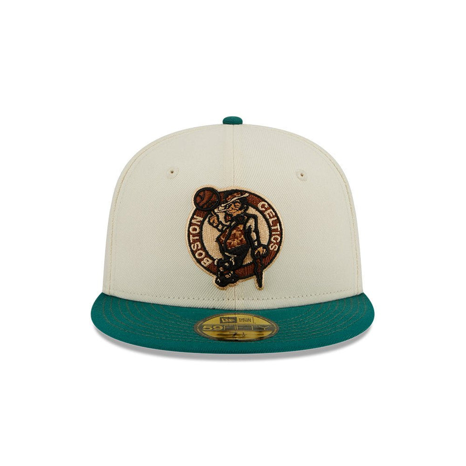 59FIFTY Camp ボストン・セルティックス クロームホワイト グレーアンダーバイザー - 13743550-700 | NEW ERA ニューエラ公式オンラインストア