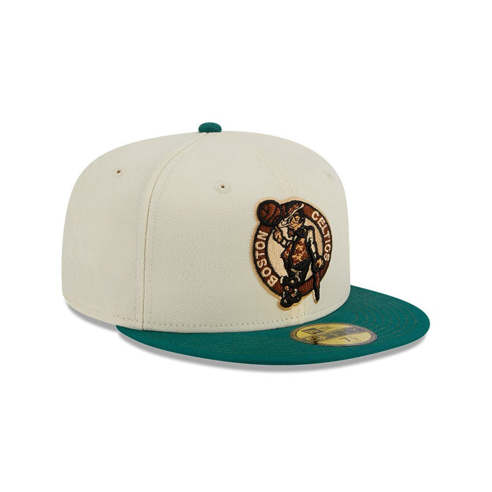 59FIFTY Camp ボストン・セルティックス クロームホワイト グレーアンダーバイザー - 13743550-700 | NEW ERA ニューエラ公式オンラインストア