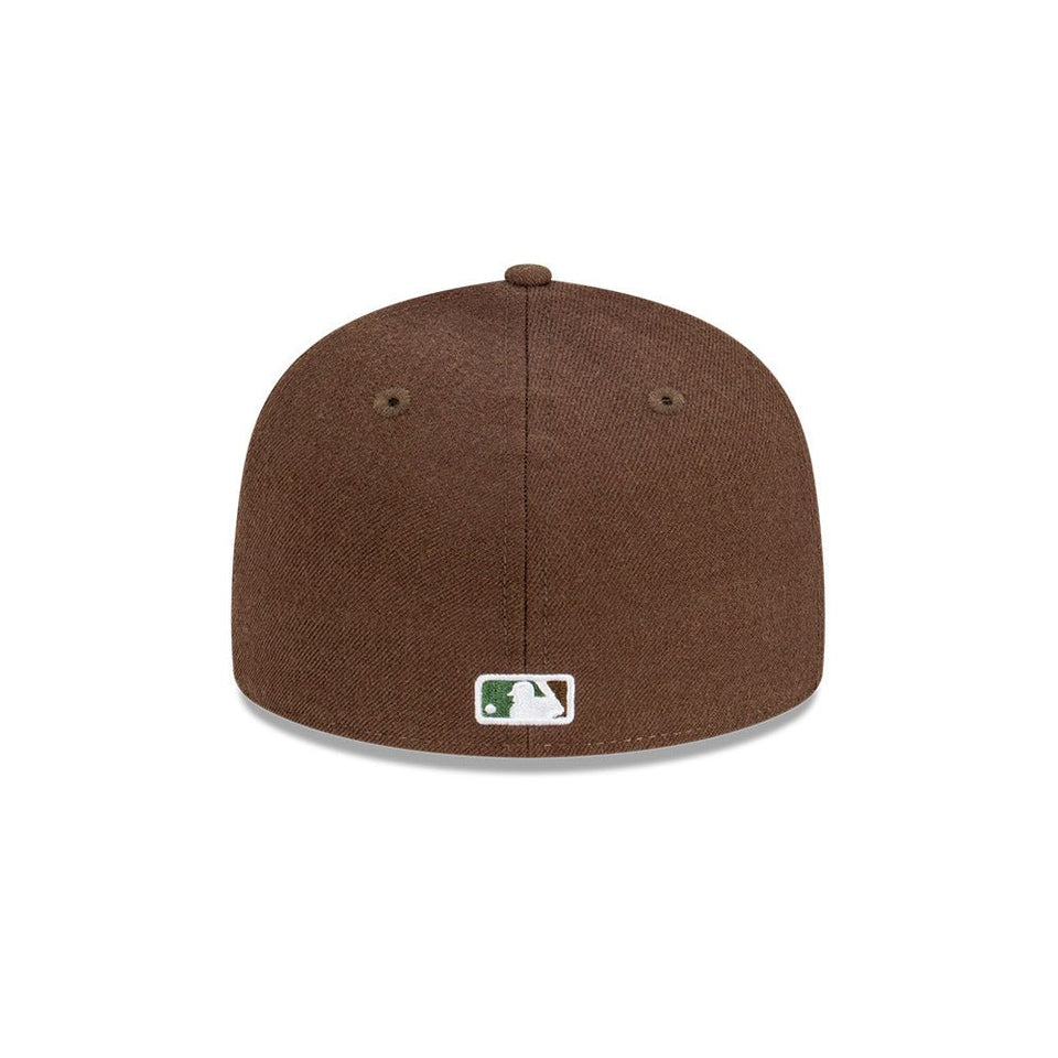 59FIFTY Chain Stitch ニューヨーク・メッツ ウォルナット Newera 59fifty ニューヨークメッツ ステッチロゴ キャップ