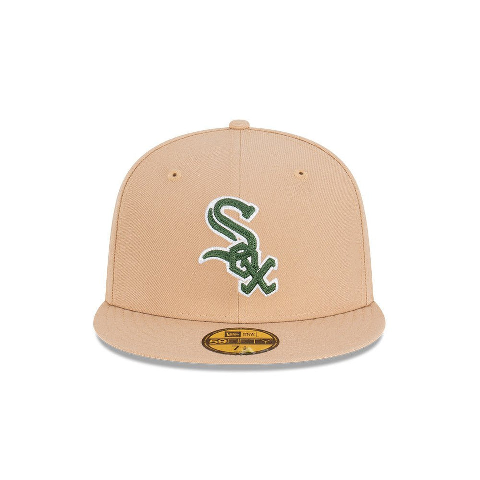 59FIFTY Chain Stitch シカゴ・ホワイトソックス キャメル