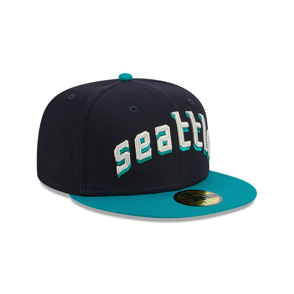 59FIFTY City Signature シアトル・マリナーズ ネイビー - 13773560-700 | NEW ERA ニューエラ公式オンラインストア