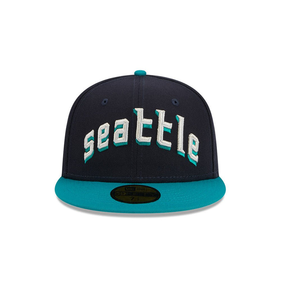 59FIFTY City Signature シアトル・マリナーズ ネイビー - 13773560-700 | NEW ERA ニューエラ公式オンラインストア