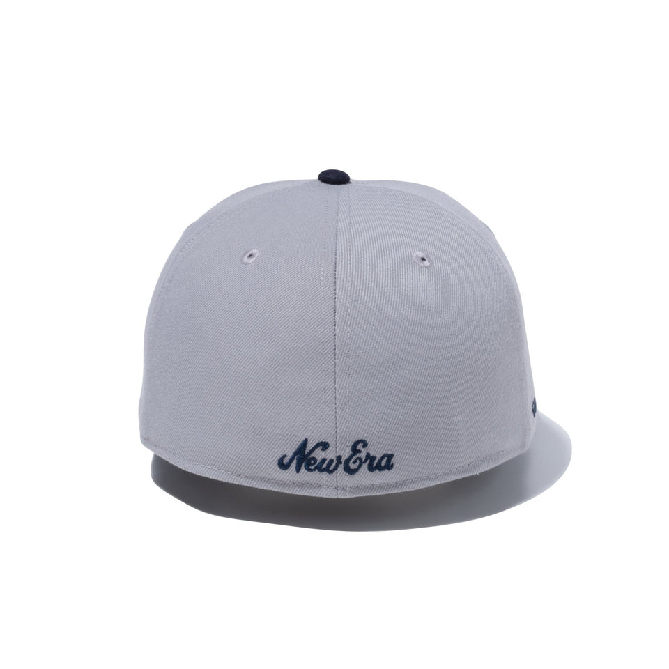 59FIFTY Classic Logo クラシックロゴ グレー ネイビーバイザー - 13751163-700 | NEW ERA ニューエラ公式オンラインストア