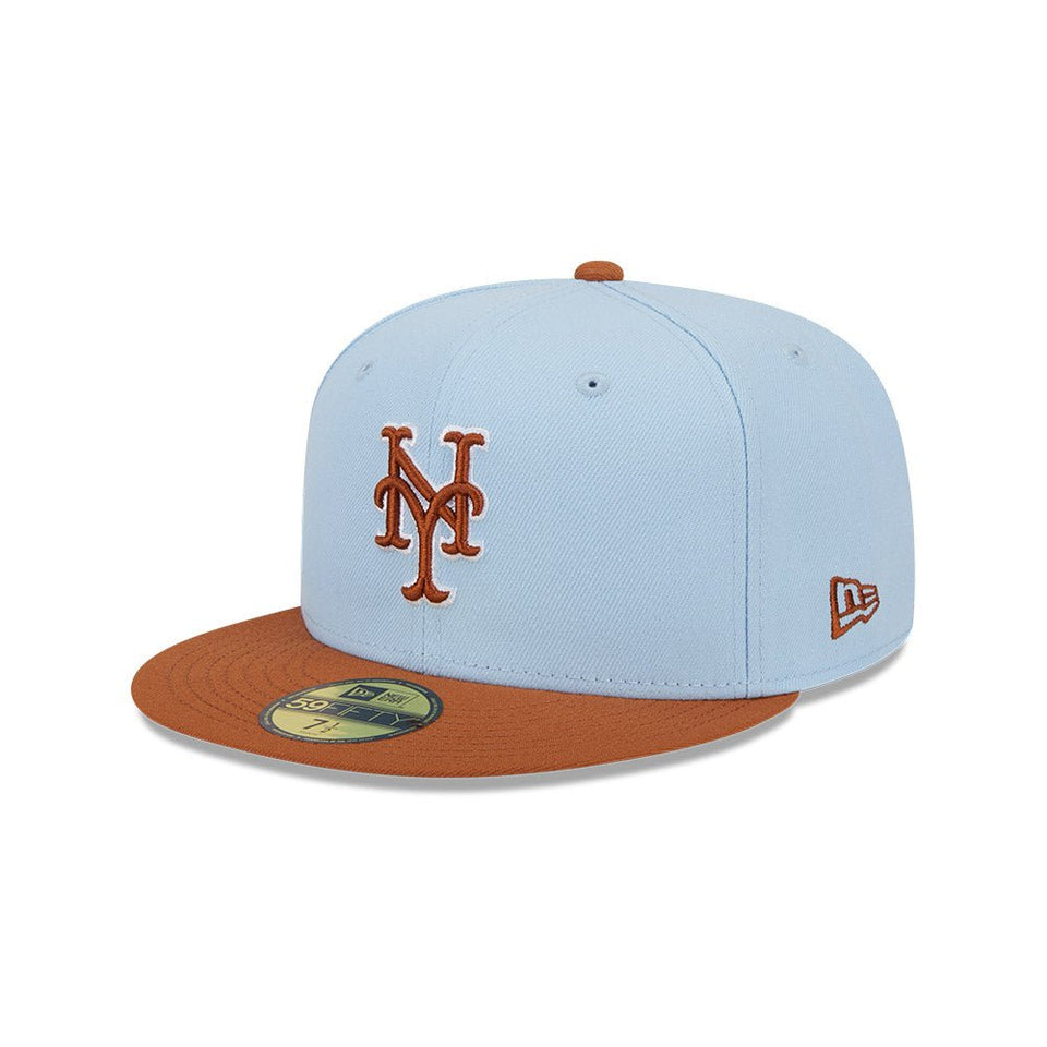 59FIFTY Color Pack ニューヨーク・メッツ グレイシャルブルー アーシーブラウンバイザー