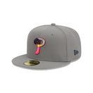 ニューエラ　59FIFTY 7 3/8 フィラデルフィアフィリーズ 59FIFTY Color Pack Multi フィラデルフィア・フィリーズ グレー