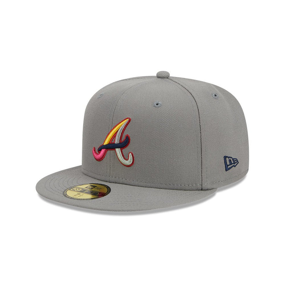 59FIFTY Color Pack Multi アトランタ・ブレーブス グレー - 13716764-700 | NEW ERA ニューエラ公式オンラインストア