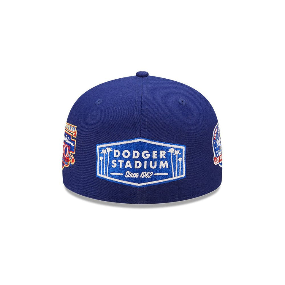 59FIFTY Cooperstown Multi Patch ロサンゼルス・ドジャース ブルー グレーアンダーバイザー - 13699596-700 | NEW ERA ニューエラ公式オンラインストア