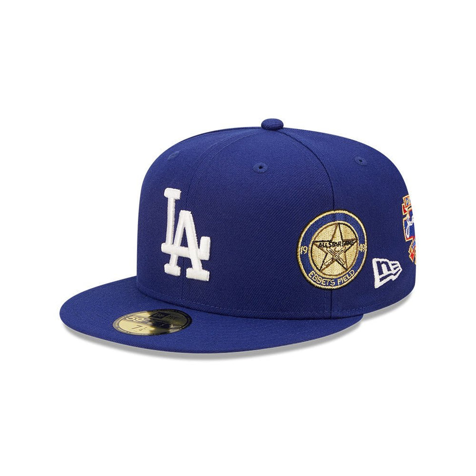 59FIFTY Cooperstown Multi Patch ロサンゼルス・ドジャース ブルー グレーアンダーバイザー - 13699596-700 | NEW ERA ニューエラ公式オンラインストア