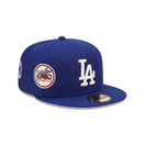 59FIFTY Cooperstown Multi Patch ロサンゼルス・ドジャース ブルー グレーアンダーバイザー - 13699596-700 | NEW ERA ニューエラ公式オンラインストア
