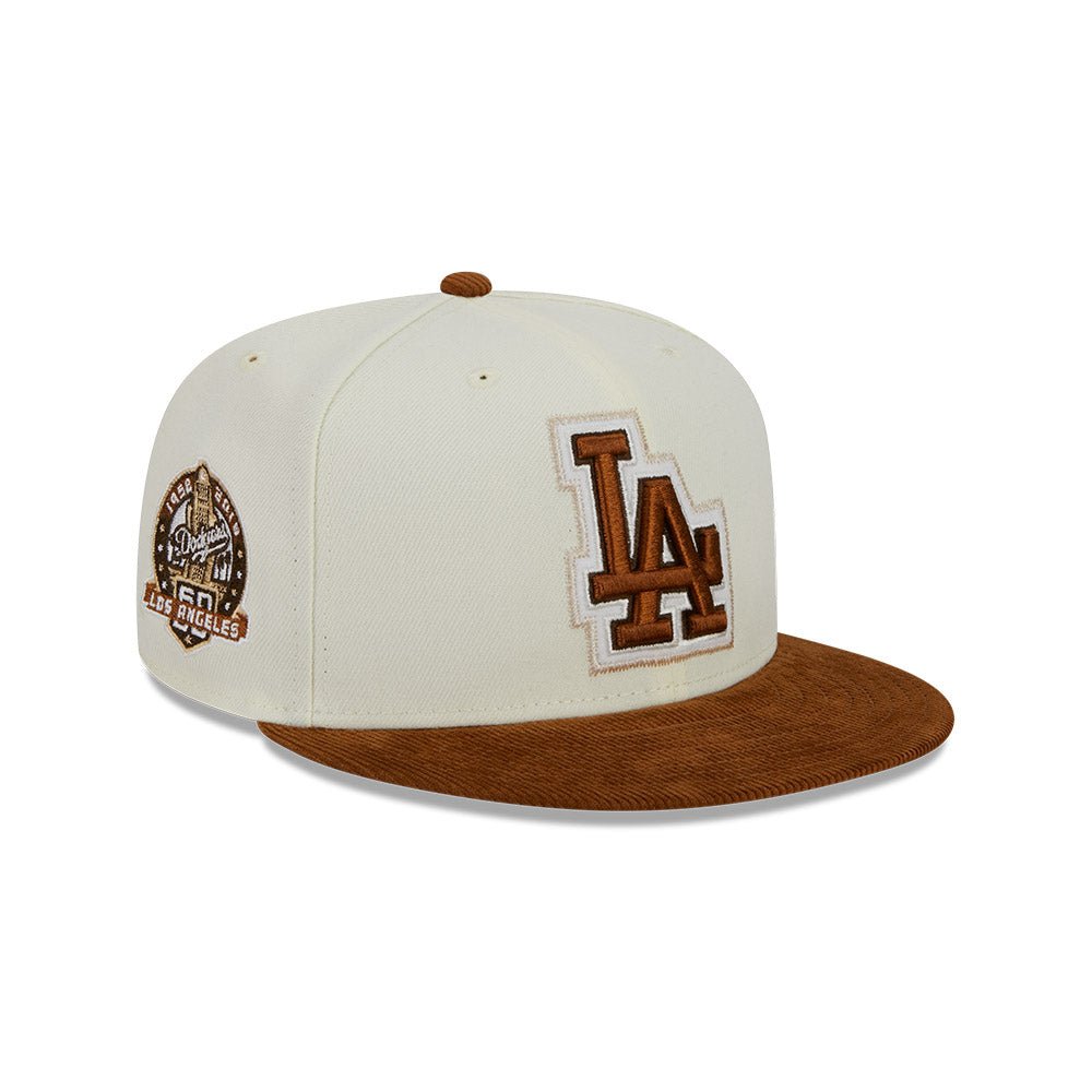 59FIFTY Corduroy Visor ロサンゼルス・ドジャース クロームホワイト