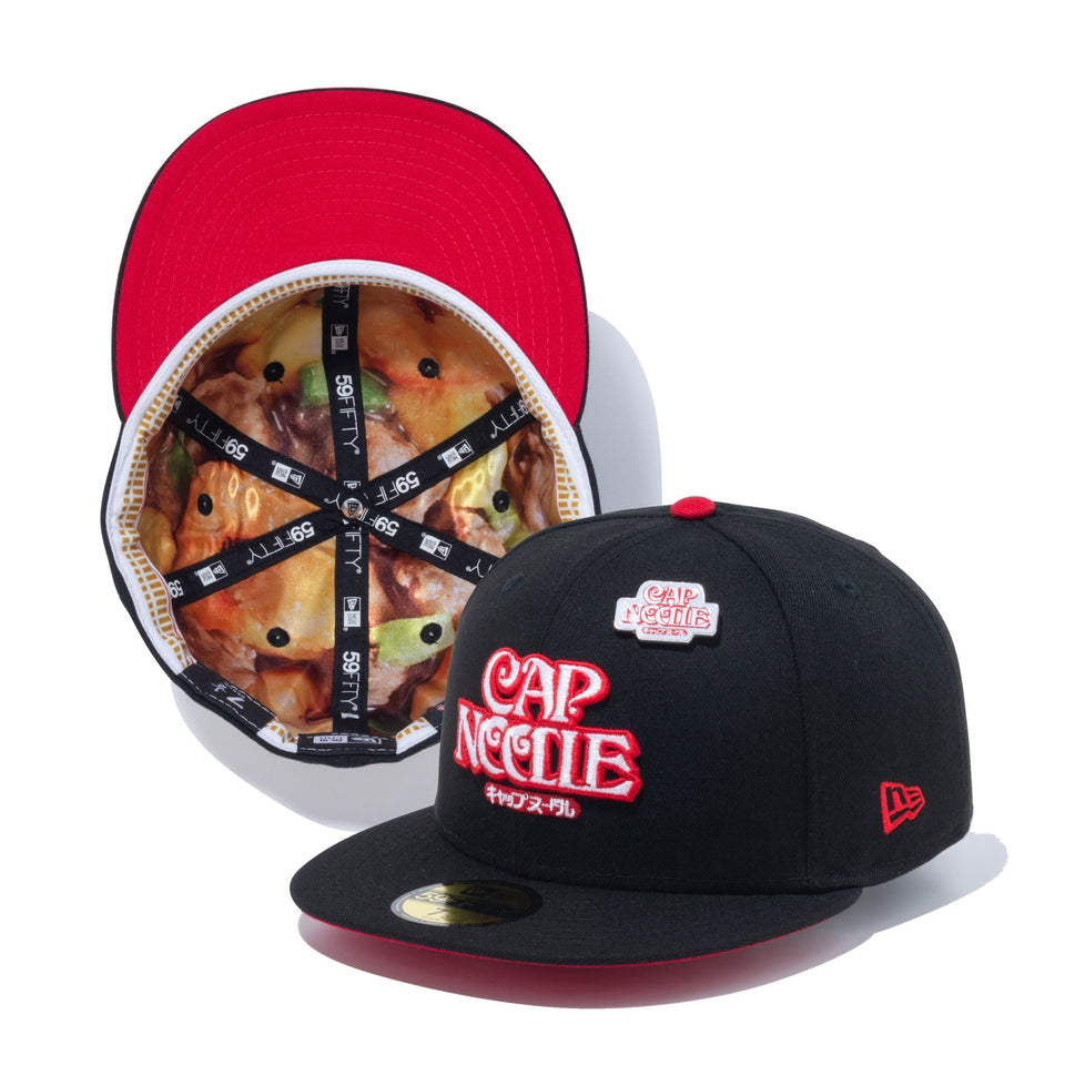 59FIFTY CUP NOODLE カップヌードル CAP NOODLE ブラック - 14125314-700 | NEW ERA ニューエラ公式オンラインストア