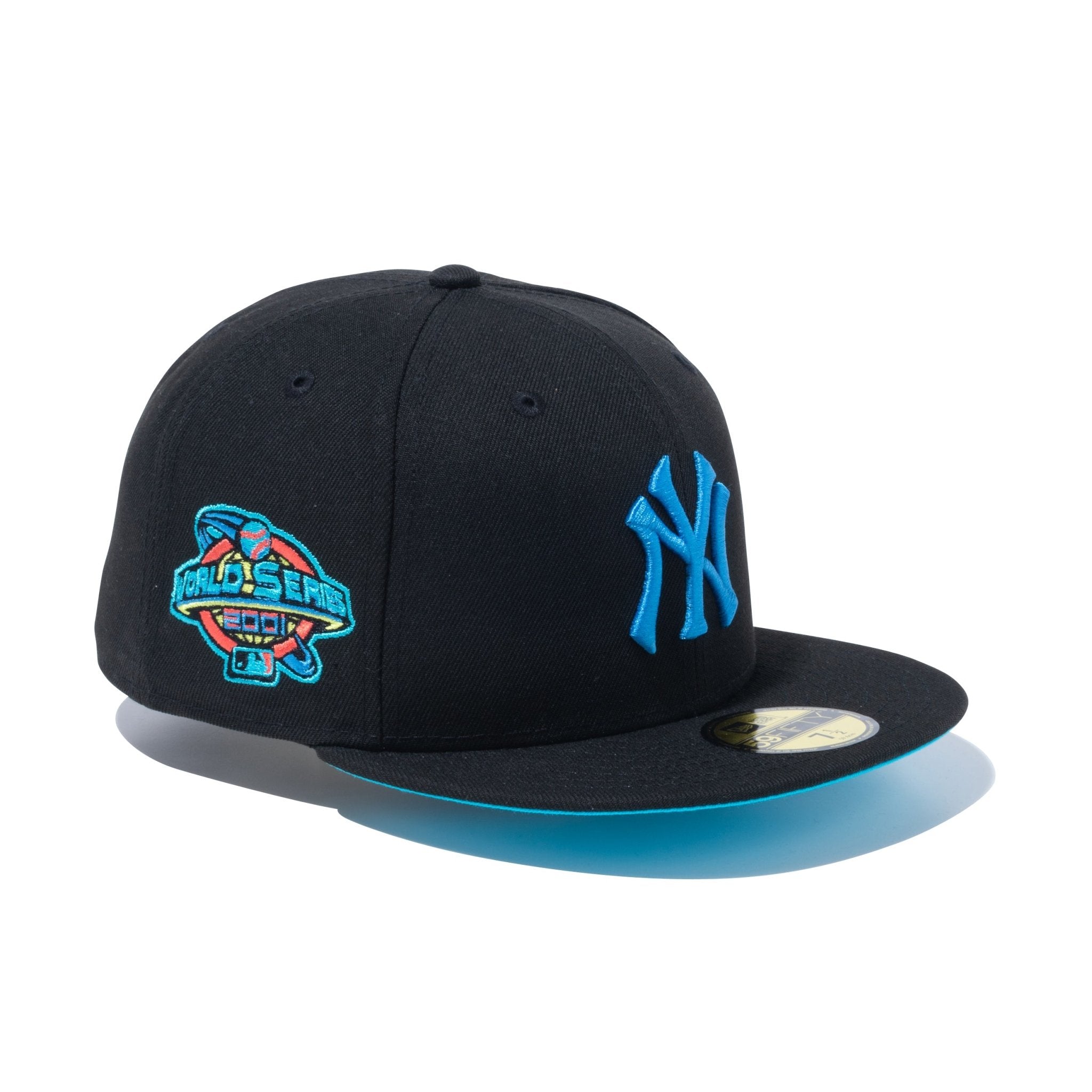 ニューエラ 59FIFTY NY ベースボールキャップ ブラック 7 1/8