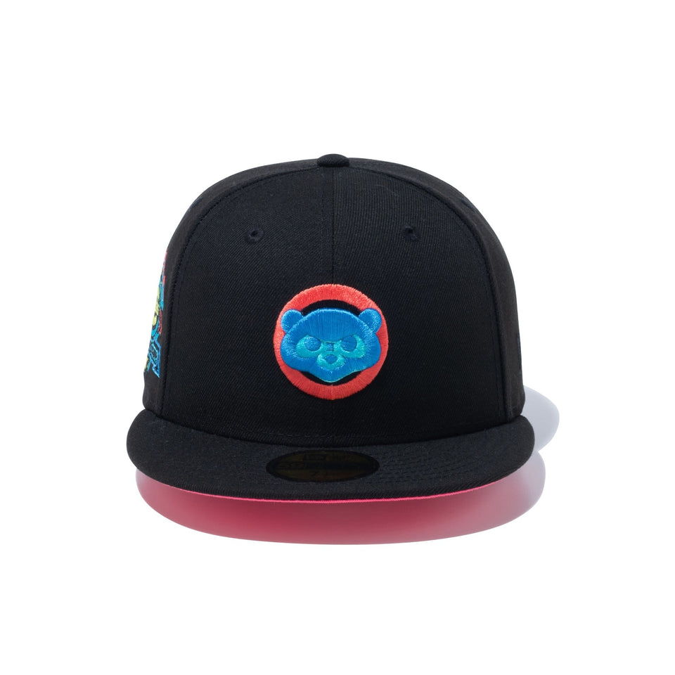 59FIFTY Cyber Punks シカゴ・カブス ブラック ネオンピンクアンダーバイザー - 13570737-700 | NEW ERA ニューエラ公式オンラインストア