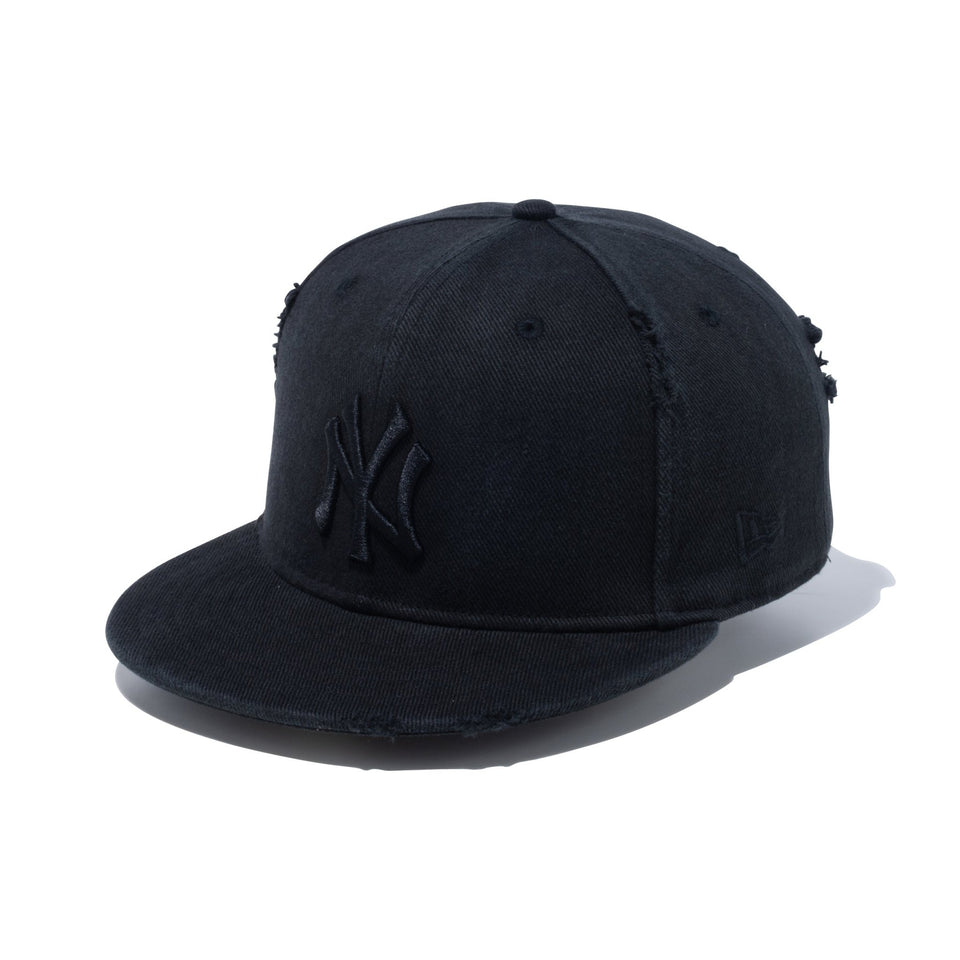 59FIFTY Damaged Denim ニューヨーク・ヤンキース ブラック - 14109890-700 | NEW ERA ニューエラ公式オンラインストア