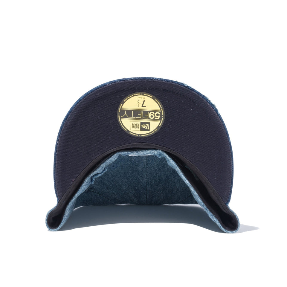 59FIFTY Damaged Denim ロサンゼルス・ドジャース ウォッシュドデニム - 14109905-700 | NEW ERA ニューエラ公式オンラインストア