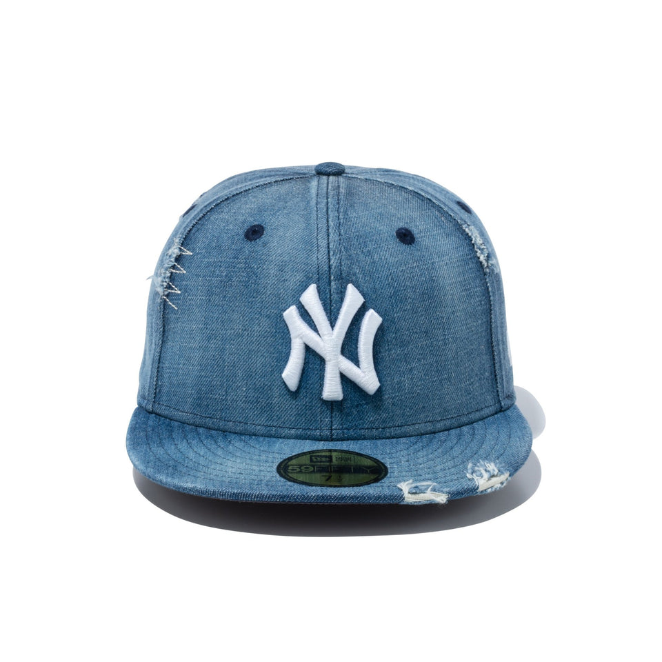 59FIFTY Denim Custom ニューヨーク・ヤンキース ウォッシュドデニム ...